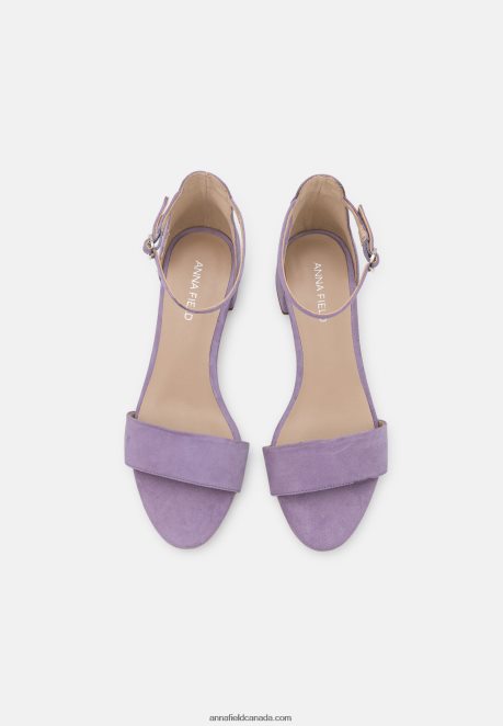 Anna Field Women Leather Sandals Lilac H42J4Z1421