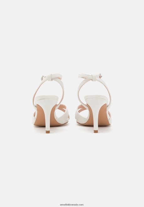 Anna Field Women Leather Sandals Off-White H42J4Z1323