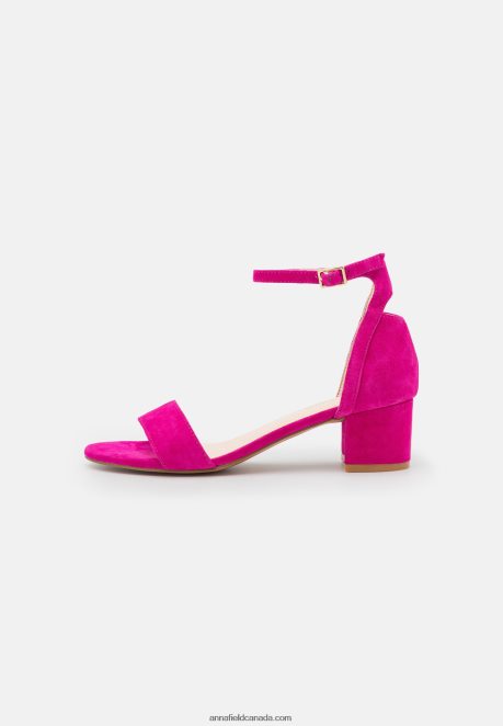 Anna Field Women Leather Sandals Pink H42J4Z1283
