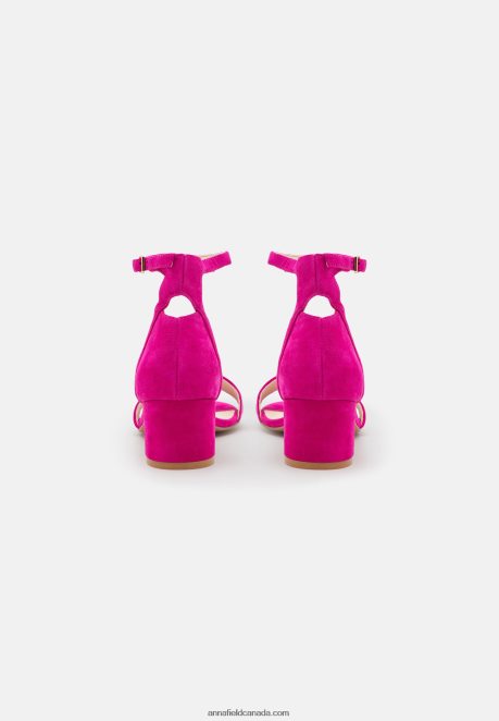 Anna Field Women Leather Sandals Pink H42J4Z1283