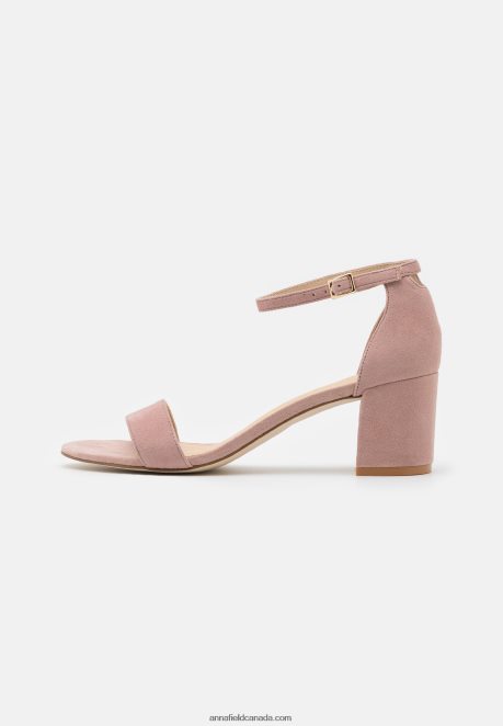 Anna Field Women Leather Sandals Rose H42J4Z1326