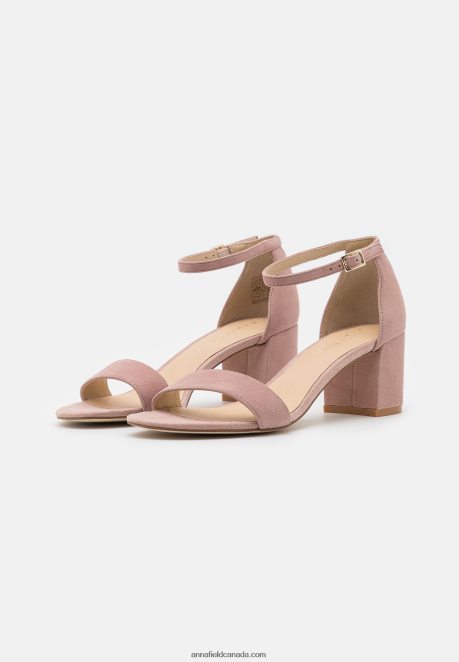 Anna Field Women Leather Sandals Rose H42J4Z1326