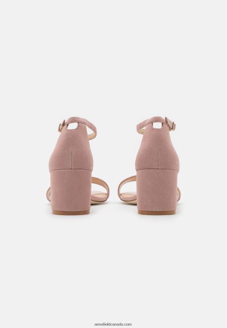 Anna Field Women Leather Sandals Rose H42J4Z1326