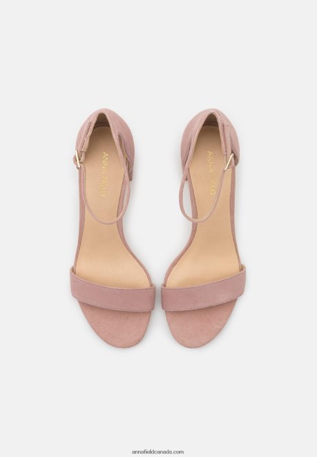 Anna Field Women Leather Sandals Rose H42J4Z1326
