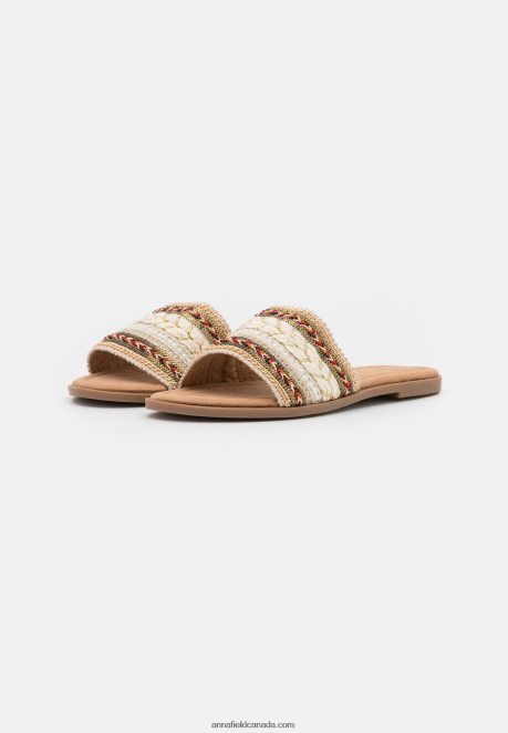 Anna Field Women Mules Beige H42J4Z1869