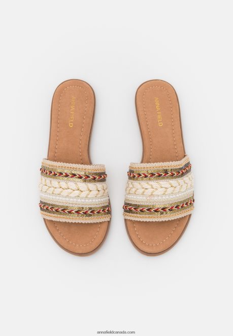 Anna Field Women Mules Beige H42J4Z1869