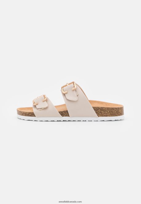 Anna Field Women Mules Beige H42J4Z1878