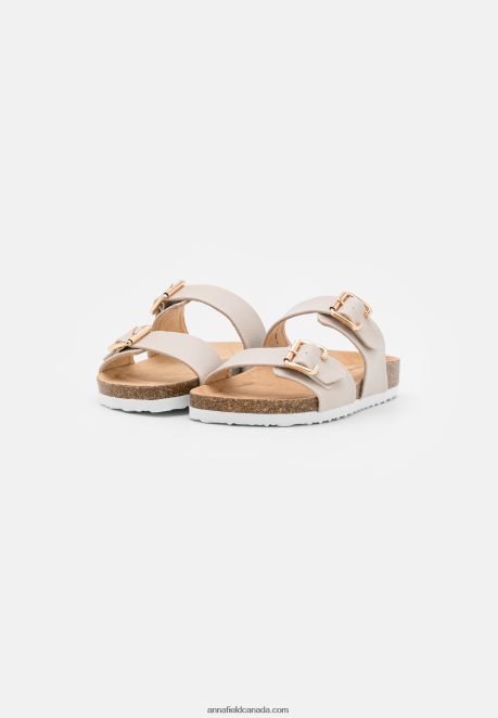 Anna Field Women Mules Beige H42J4Z1878