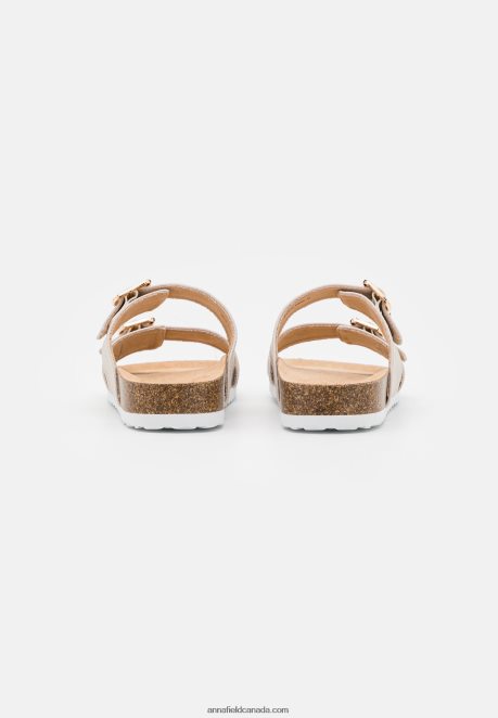 Anna Field Women Mules Beige H42J4Z1878