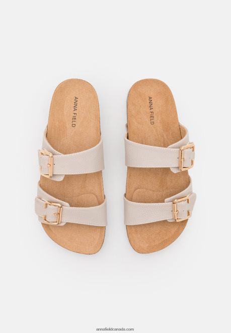 Anna Field Women Mules Beige H42J4Z1878