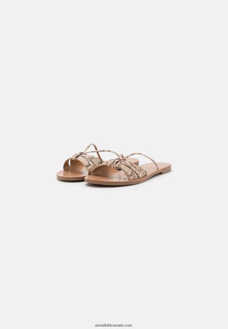 Anna Field Women Mules Brown H42J4Z1882