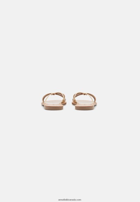 Anna Field Women Mules Gold H42J4Z1880