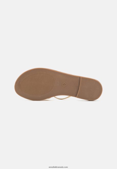 Anna Field Women Mules Gold H42J4Z1880
