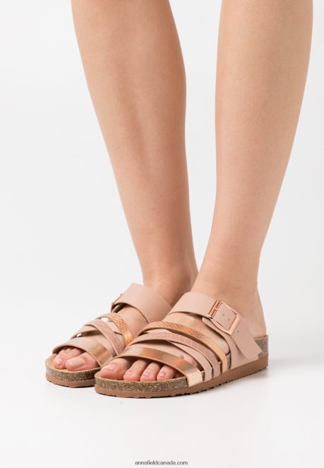 Anna Field Women Mules Rose Gold-Coloured H42J4Z1873