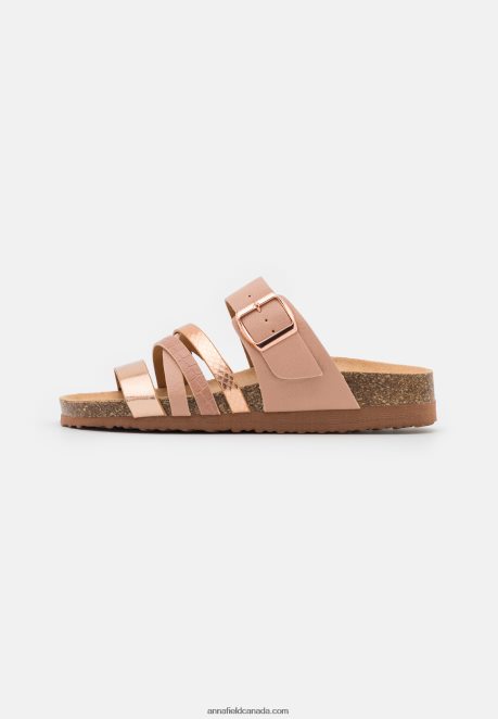 Anna Field Women Mules Rose Gold-Coloured H42J4Z1873