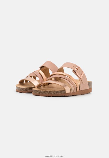 Anna Field Women Mules Rose Gold-Coloured H42J4Z1873