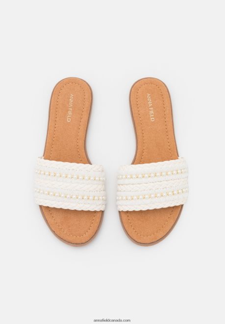 Anna Field Women Mules White H42J4Z1864