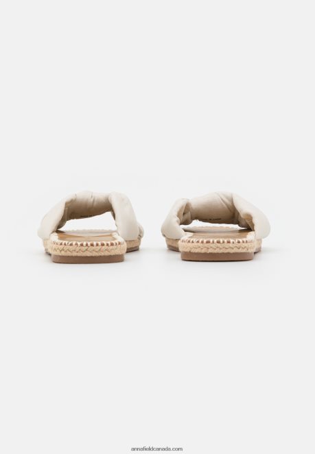 Anna Field Women Mules White H42J4Z1871