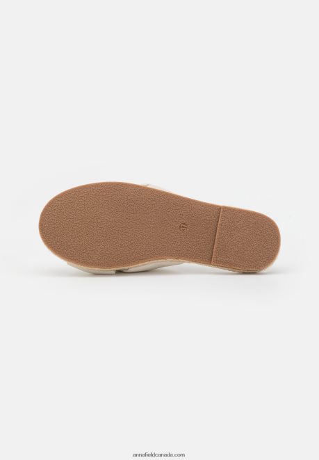 Anna Field Women Mules White H42J4Z1871