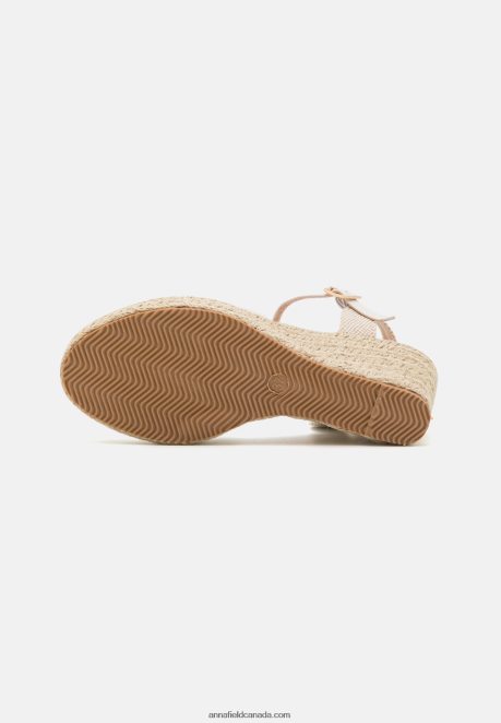 Anna Field Women Platform Sandals Beige H42J4Z1470