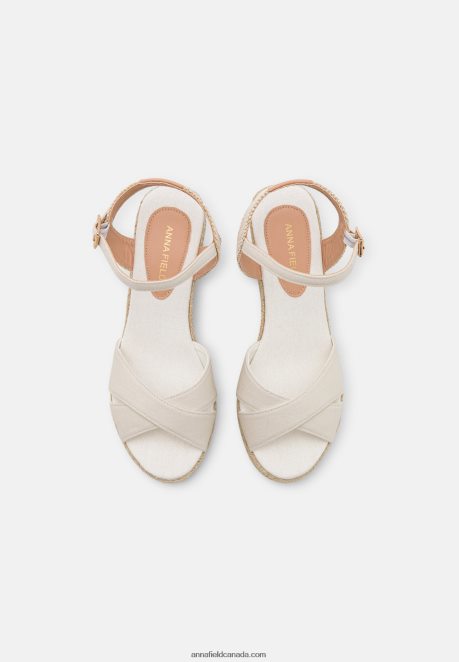 Anna Field Women Platform Sandals Beige H42J4Z1470