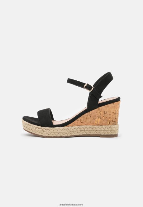 Anna Field Women Platform Sandals Black H42J4Z1455