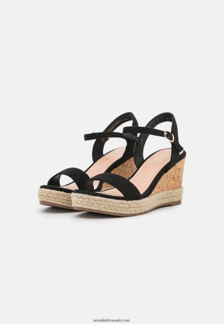 Anna Field Women Platform Sandals Black H42J4Z1455