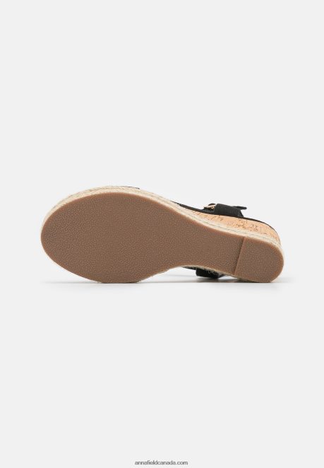 Anna Field Women Platform Sandals Black H42J4Z1455