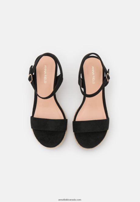 Anna Field Women Platform Sandals Black H42J4Z1455