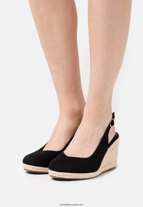 Anna Field Women Platform Sandals Black H42J4Z1458