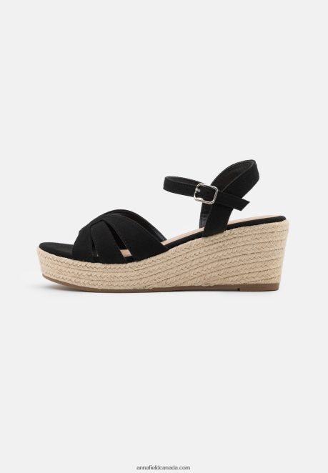 Anna Field Women Platform Sandals Black H42J4Z1460