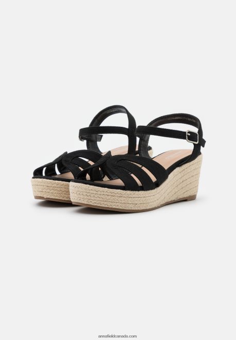 Anna Field Women Platform Sandals Black H42J4Z1460