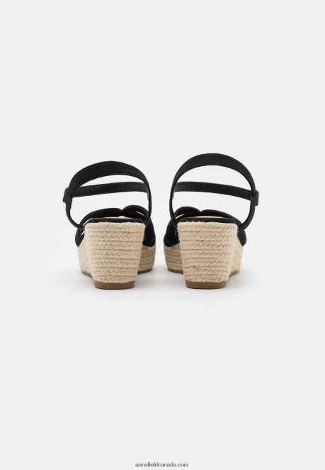 Anna Field Women Platform Sandals Black H42J4Z1460