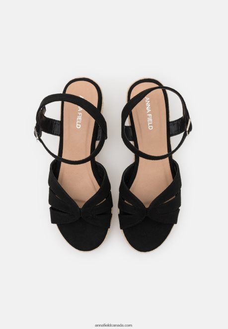 Anna Field Women Platform Sandals Black H42J4Z1460