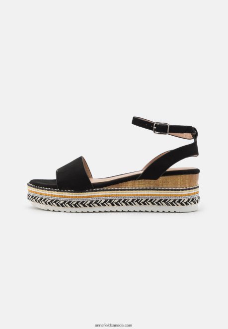 Anna Field Women Platform Sandals Black H42J4Z1462