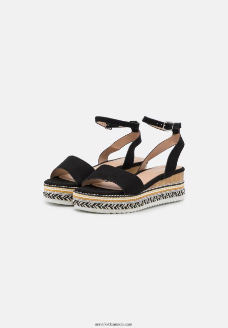 Anna Field Women Platform Sandals Black H42J4Z1462