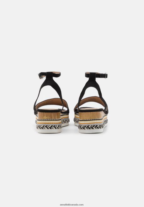 Anna Field Women Platform Sandals Black H42J4Z1462