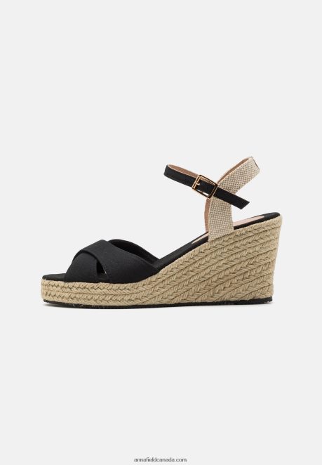 Anna Field Women Platform Sandals Black H42J4Z1467