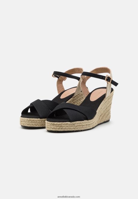 Anna Field Women Platform Sandals Black H42J4Z1467