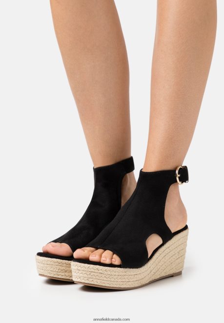 Anna Field Women Platform Sandals Black H42J4Z1469
