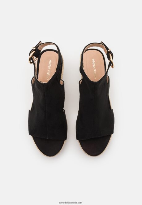 Anna Field Women Platform Sandals Black H42J4Z1469