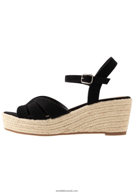 Anna Field Women Platform Sandals Black H42J4Z1480