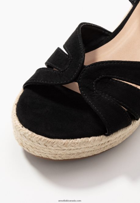 Anna Field Women Platform Sandals Black H42J4Z1480