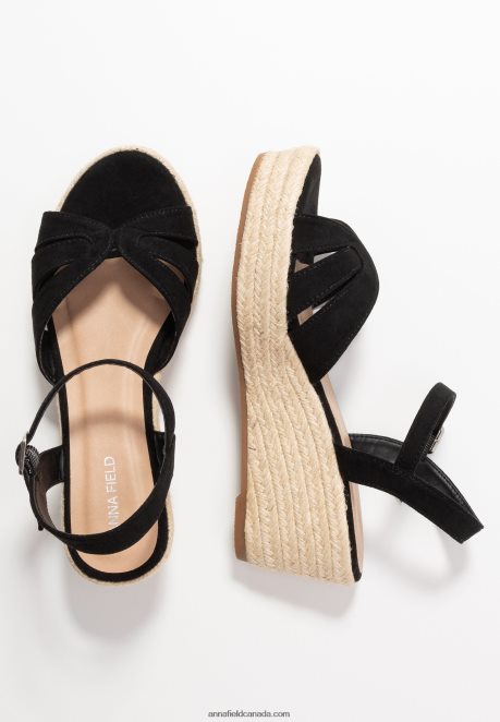 Anna Field Women Platform Sandals Black H42J4Z1480