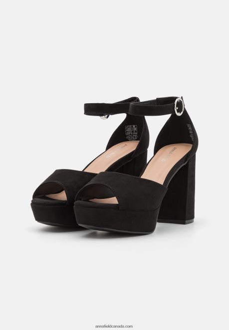 Anna Field Women Platform Sandals Black H42J4Z1562