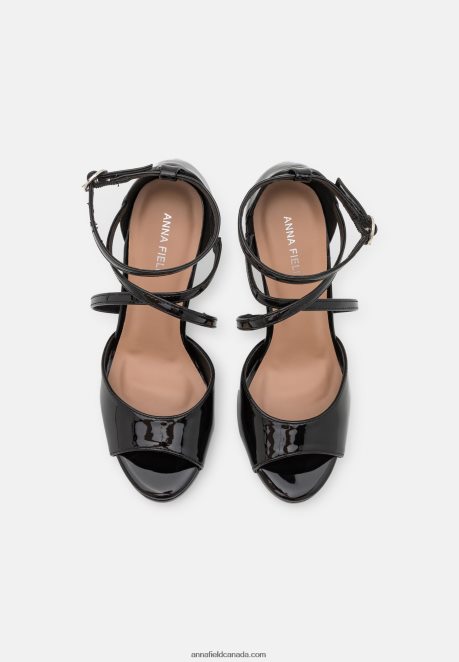 Anna Field Women Platform Sandals Black H42J4Z1582