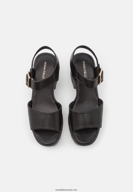 Anna Field Women Platform Sandals Black H42J4Z1583