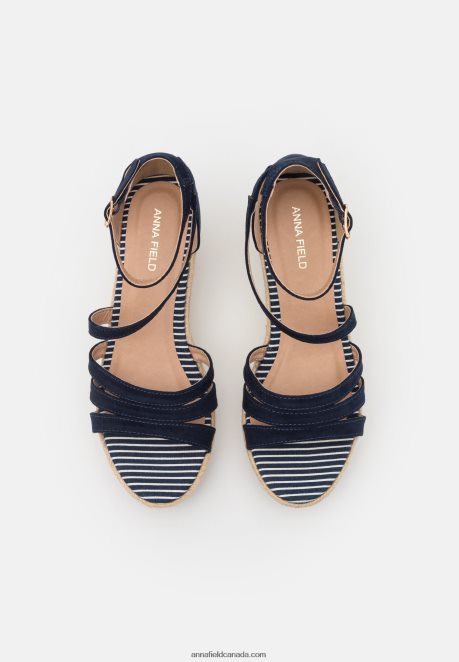 Anna Field Women Platform Sandals Blue H42J4Z1453