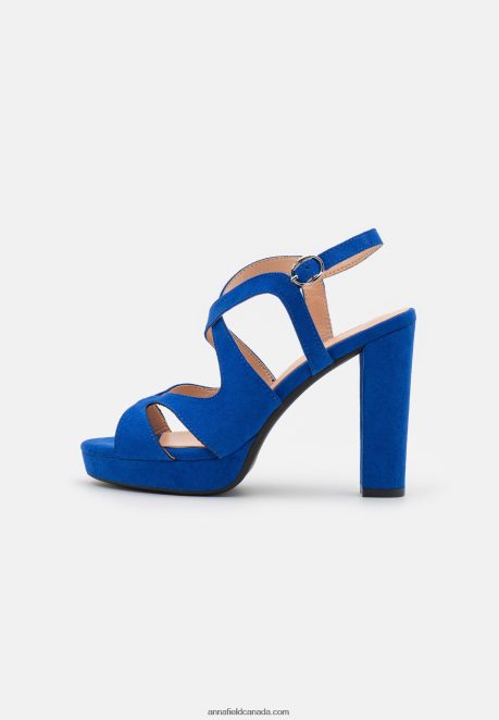Anna Field Women Platform Sandals Blue H42J4Z1552