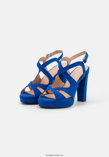 Anna Field Women Platform Sandals Blue H42J4Z1552